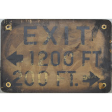 SUB-0008 - Subway - EXIT (with distances) - Hardboard